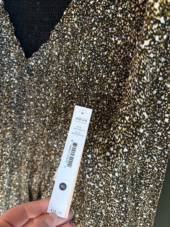 Aqua Peplum Blouse - Picture 4 of 6